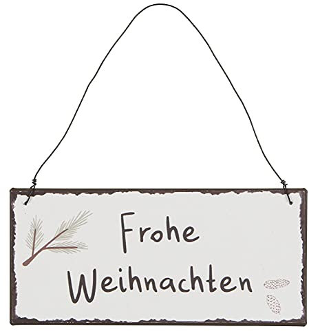 IB Laursen Metallschild Frohe Weihnachten