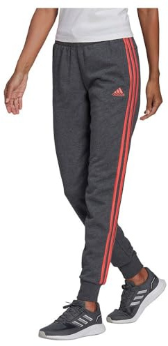 Adidas, 3-Stripes Sport Essentials, Jogginghose, Dunkelgraues Heidekraut/Halb-Turbo, Xs, Frau