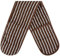 Brown Double Oven Gloves - Heat Resistant Oven Mitts for Home Kitchen Baking and Cooking, Butchers Stripe Pot Pan Tray, Heavy Duty Cooking Gloves