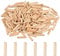 200 Pièces Chevilles Bois 6 mm, Goujon en Bois Cannelés, Cheville Rainurée en Bois, Cheville en Bois 6x30mm, Bricolage pour Meubles, Lit, Table, Chaise, Tiroir