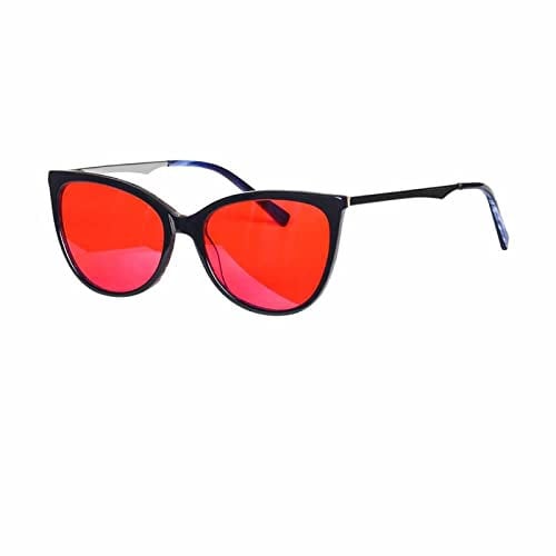 Anti Blue Light Glasses Women Red Lens Good Sleep Eliminate Eye Strain Glasses Orange Blue Blocking Glasses-AM67CRED(C4,red lens)