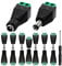 KUOQIY 7 Pares 5.5mm x 2.1mm DC Conector de Enchufe Adaptador Macho y Hembra, 12V Macho y Hembra Jack Conector Adaptador de Enchufe, para CCTV Cámara de Seguridad LED Strip