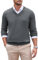 COOFANDY Herren Pullover V Ausschnitt Strickpullover Langarm Feinstrick Pullover Business Pullover Modern Fit Winterpullover Warmer Sweater Einfarbig Grau XL