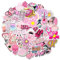 Rumyve Vinyl Waterproof Stickers, 100 pcs Stylish Cartoon Cute VSCO Stickers, Personalized Aesthetic Graffiti Decal Water Bottle Notebook Phone for Party Lovers