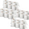 DSTOCK60 – 2 lots de 12 rouleaux de papier toilette blanc gaufré, confort, 2 plis très doux et résistant papier toilette traditionnel