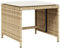 vidaXL Gartenhocker mit Kissen 4 STK., Hocker mit abnehmbarem waschbarem Bezug, Gartenstuhl mit Stahlrahmen, Sitzhocker Gartenmöbel, Beige Poly Rattan