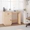 Rantry Schreibtisch, 95 x 50 x 75 cm, Massivholz, Kiefer, Büroschreibtische, Computertisch, Arbeitsplatz, Arbeitszimmer, Arbeitstisch für Zuhause, Büro, Schlafzimmer