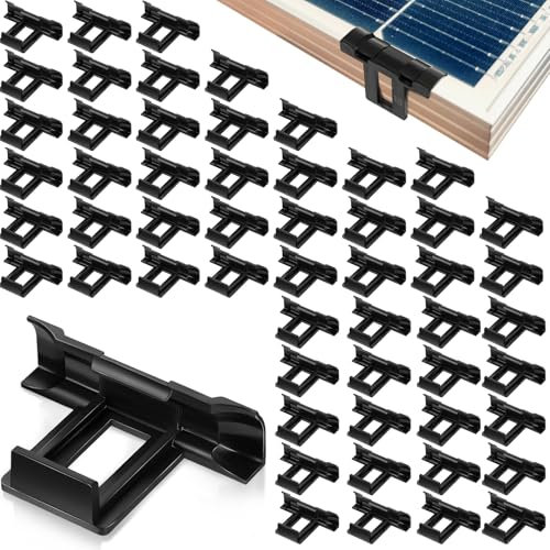 Ylinge 200 Stück Solarpanel Wasserablauf Clips Entwässerung Clips Photovoltaik Panel Schlammentfernungsclips PV Wasserablauf Clips PV Module Reinigung Clips für Wasser Ablauf (30 mm)