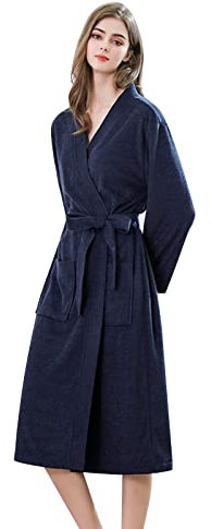 Ladies Dressing Gowns Lightweight Flannel Fleece Toweling Bath Robes Womens Warm Womens Nightwear Ladies Dressing Gown Fluffy Super Soft Hooded Bathrobe for Women Black Silk Dressing Gown Sale