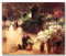 JZSDGB Impressionismus Bilder Leinwand, „Blumenmarkt“, Kunstdruck auf Leinwand Landschaft Gemälde für Wohnzimmer, Reproduktion Gemälde. 30x36cm. Rahmenlos
