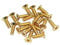 M3x10 DIN7991 goldene Senkkopfschraube Stahl 12,9 Titan Nitrid beschichtet 20 Stück rcbay M3 Innensechskant