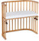 babybay Original Beistellbett aus massivem Buchenholz/kompakt & verwandelbar/Kinderbett Höhe stufenlos verstellbar & umweltfreundlich/mitwachsendes Babybett (kernbuche geölt) / inkl. Matratze