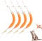 Dayinkes 4PCS Kauspielzeug Katze, Shrimp Form Wolle Gefüllte Katze Spielzeug, 2-in-1 Abnehmbare Natürliche Zahnen Spielzeug, Reduziert Angst Stress Erhöht Den Appetit Sicher Langlebig, Für Katze