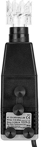 Qcwwy Skimmer Mini Aquarium -El Filtro Eléctrico Elimina la Lámina de Aceite Flotante Al Tanque de Pesca un Motor Tranquilo Ideal para un Espacio Limitado