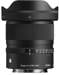 SIGMA Objectif 12mm f/1.4 DC Contemporary Compatible avec Fujifilm X