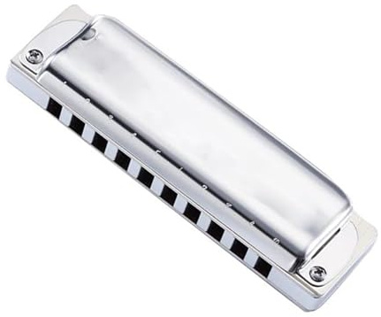 Mundharmonika Anfänger Mundharmonika Aluminiumkamm Dur-Stimmung Vom Tiefen F Bis Für Hohen G(Key of C)