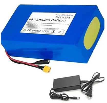 48V Batterie Au Lithium-ION pour Vélo Électrique 42AH 13S3P Batterie pour Scooter Électrique Batterie De Remplacement Carte De Protection Intégrée avec Chargeur XT30