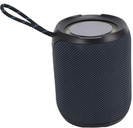 Sunicon Cassa acustica con grado di protezione IPX7, subwoofer attivo da 5200 mAh, realizzata in ABS siliconico, dimensioni 130 x 130 x 105 mm.