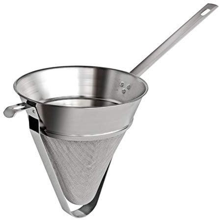 Gobel 114410 Tamis Chinois Étamine Inox avec Protection Renforcé Fer Blanc Ø 20 cm, Gris