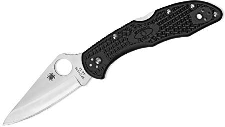 Spyderco Taschenmesser Delica 4 - Navaja, Color Negro
