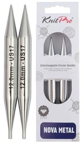 KnitPro Nova Interchangeable Circular Needles 5 (13cm) | 12.00mm