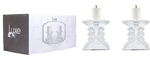 Fifth Avenue Luxe Mina Candle Holders, Set of 2