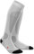 CEP Damen Kompressionssocken Snowboard Thermo Weiss/Silber WP43882 Gr. II