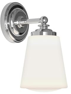 Astro Bathroom Wall Light, Metal, E14 (Small Edison Screw), 40 W, Polished Chrome
