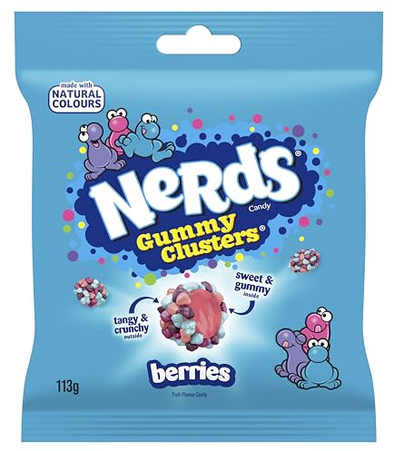 Nerds Gummy Clusters Very Berry XXL 2x113 g – Amerikanische Süßigkeit, Original USA Candy