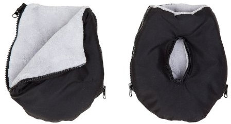Altabebe AL2801-12 Handmuff-Handschuhe für Kinderwagen, schwarz - hellgrau