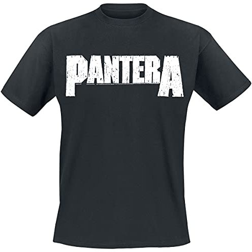 PANTERA Logo Männer T-Shirt schwarz M 100% Baumwolle Band-Merch, Bands, Nachhaltigkeit