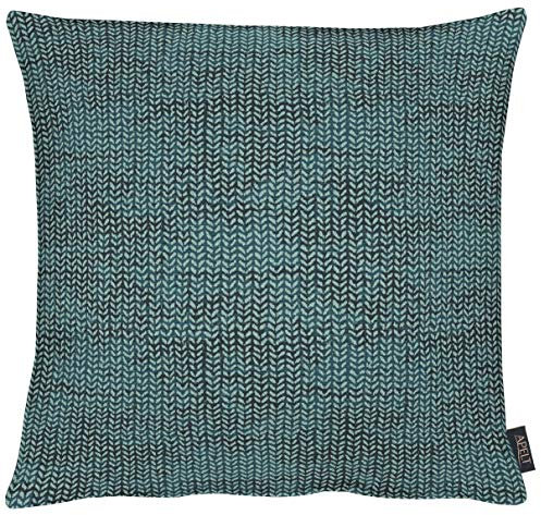 Apelt Kissenhülle, Polyester, türkis, 49 x 49 x 0.4 cm
