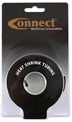 Connect Workshop Consumables 37113 Heat Shrink Tubing on a roll 4.8mm 3m roll Black