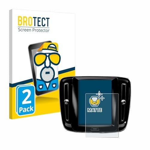 BROTECT Schutzfolie für Volvo XC40 Sensus Connect 8.7 2018-2020 | 2 Stück Entspiegelnder Displayschutz Made in Germany Matte Displayschutz-Folie Anti-Reflex Anti-Fingerprint Einfache Montage