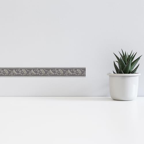 A.S. Création Architects Paper, Metallic, Dark Grey, Grey, 5,00 m x 0,08 m
