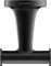 Duravit Handtuchhaken Starck T, Handtuchhalter Wandmontage, Handtuchhalterung für 2 Handtücher, Schwarz Matt