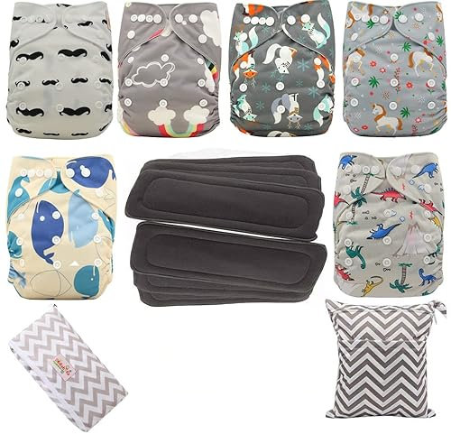 Baby Stoffwindel waschbar wiederverwendbare Windeln Taschenwindel für die meisten Babys und Kleinkinder (DIP04)