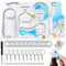 GIAK Décapsuleur Moule Kit Décapsuleur en Silicone Moules Décapsuleurs en résine avec vis 10 Ouvre Bière en Accessoires pour Outil Bouteille Ouverte Bricolage Porte-clés Décoration Artisanat