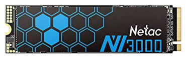 Netac 250 Go NV3000 M.2 NVMe SSD, M.2 2280, PCIe3, 3D TLC NAND, R/W 3000/1400 Mo/s, 95K/120K IOPS