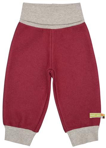 Loud + Proud Mädchen Hose Wollwalk, GOTS Zertifiziert