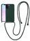 VooDirop Crossbody Case for iPhone 11 Pro with Strap, iPhone Case with Adjustable Lanyard Rope, Drop Protection Silicone Phone Case for iPhone 11 Pro 5.8’’ Midnight Green