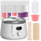ANGNYA Waxing Kit Professional Wax Warmer with Hard Wax Beads (White)