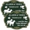 Alarm- und Videoüberwachung - Warnschild,Aluminium-Outdoorschild, 25 x 18 cm,Hundewarnschild mit vorgebohrtem Loch für einfache Montage,Kamera-Deterrent-Schild, 2 Stück