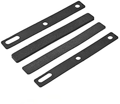 TENCOCO Lot de 4 Barres d'espacement en Mousse d'isolation phonique en Coton Absorbant Le Bruit pour Clavier mécanique 6,25 U 7 U Space Mute Couleur B
