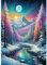 HEIBAGO Baum 5D Diamond Painting, Berg Full Drill Diamant Painting Sets Für Erwachsene Anfänger, DIY Cross Embroidery Diamant Kunst Bunte Landschaft Diamond Art Bilder Für Home Wand Dekor 30 * 40cm