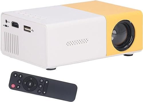 SQUADO Mini Proiettore WiFi Bluetooth - Proiettore Portatile Full HD 1080P Supporto, Videoproiettore per Film, Compatibile con PC/Fire Stick/iOS/Smarphone Ideale Per tutta la famiglia