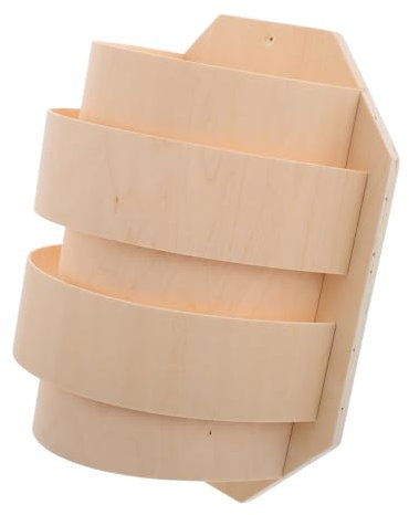 Amosfun Saunalampenschutz Holz Ecklampenschirm Für Sauna Dünn Dekorativ Langlebig Hohe Haltbarkeit Sanftes Licht Saunaraum Zubehör Lichtabdeckung Holzleuchte