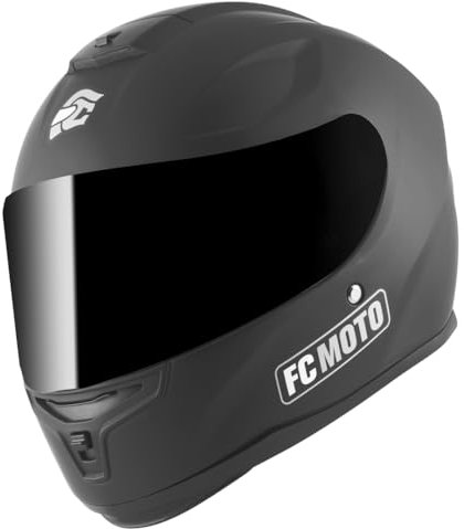 FC-Moto FF114B Helm, schwarz matt, M