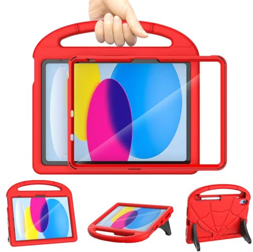 Mansiruyi - Funda infantil para iPad (A16) de 11ª generación de 11 pulgadas 2025/iPad de 10ª generación de 11.9 pulgadas 2022 con protector de pantalla, funda para iPad de 11.9 pulgadas y 11 pulgadas