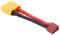 equlup T weiblich bis XT90 Männliches Kabel, t bis XT90 weiblicher männlicher Adapteranschluss mit 96 mm/3,8 Zoll 12AWG -Kabel für RC -Auto -Flugzeuge FPV -Drohnenschiffe